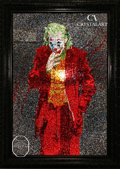 Cuadro Jocker incrustaciones Swarovski