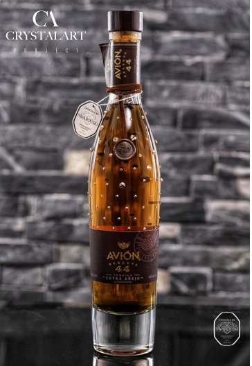 Lluvia- Tequila Avion Reserva 44 incrustaciones Swarovski®