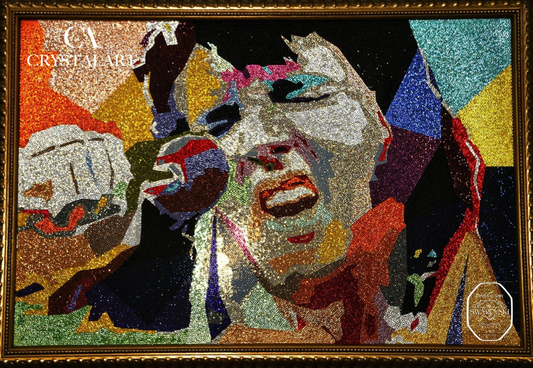 Cuadro Elvis Presley incrustaciones Swarovski